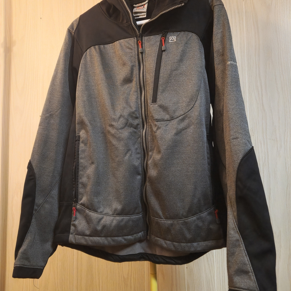 Avalanche Black And Gray Performance "Weather Shi… - image 1